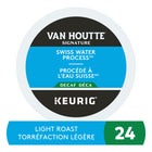Van Houtte - Capsules K-Cup de café procédé à l'eau suisse  torréfaction légère - déca - paquet de 24-Torréfaction : ce produit de Van Houtte est fait de grains de café provenant d'un approvisionnement 100 % responsable.