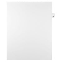 Mark Maker – Onglets séparateurs juridiques blancs, 1/25 onglets, format lettre, sans trous, numéro 181, 25/paquet-Onglets séparateurs blancs, 1/25 onglets