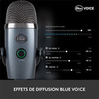 Blue Yeti Nano Premium USB Condenser Microphone - Black-Dimensions: 4.3" x 3.8" x 8.3"