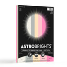 Astrobrights - Papier cartonne Pastel frappant, 8,5 po l x 11 po H, 65 lb, Dreamy, assortiment de 5 couleurs, 50 feuilles-Poids de base : 65 lb./176 gsm