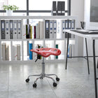 Flash Furniture – Tabouret dynamique de tracteur de 25,75, rouge vin (LF214AWNRED)-5,5 po Réglage de la plage de hauteur