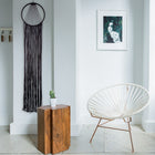 Attrape-rêves moderne noir, 12,5 x 66 po, noir-3