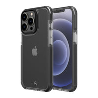 AXS - PROShield Plus etui transparent teste contre les chutes pour Apple iPhone 13 Pro Max, Noir-Coin renforçis subtils absorbent les chocs en creant un coussin d'air entre l'appareil et les surfaces