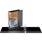 Reliure de présentation Davis Group à anneaux ronds et insertion rapide, 2 po, noire-11,5 po H x 11 po L (format lettre)