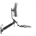 Support mural pour écran de 19-27 po North Bayou MC32-B, Noir-Poids supporté: 4,4 à 19,8 lbs