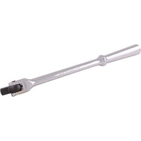 Gray Tools – Clé à douille de 9 po à poignée articulée, prise 3/8 po, fini chromé-Format de la douille : 3/8 po