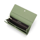 Champs - Portefeuille extensible trifold RFID - Vert-Compartiment pour le pliage des billets