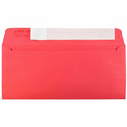 JAM Paper #10 Enveloppes recyclées de couleur professionnelle avec fermeture à peler et sceller - 4 1/8" x 9 1/2" - Rouge recyclé - Paquet de 100-Taille : #10 (4,13 x 9,5 pouces)