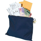 Merangue Pochette multi-usages jumbo verrouillable - Couleurs Assorties-Pochette en toile robuste avec serrure et clés intégrées, pour stocker en toute sécurité divers articles, conçus pour gérer les dépôts et les transferts d'argent