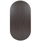 Flash Furniture Table De Conférence Ovale 6' - Gris Rustique (GCTL1035GRY)-Le panneau de modestie ajoute de la stabilité