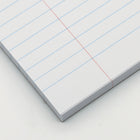 Merangue - Blocs-notes - Lignes collégiales - 8 x 10 po - Blanc - 100 feuilles - Paquet de 6"-Chaque feuille recto-verso mesure 8 x 10 pouces (20,3 x 25,4 cm)