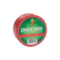 Duck Tape® - Ruban à conduits avec motifs, cerise cha cha (rouge)-Parfait pour réparations, code-couleur, mode, artisanat et projets spéciaux