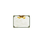 Papier pour bordure Hayes 11" x 8,5", beige/vert, paquet de 90-Créez vos propres récompenses et certificats en utilisant nos nouvelles bordures de certificat