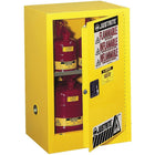 JustriteMD – Armoire de sécurité compacte pour comptoir Sure-GripMD, 1 porte, manuelle, compacte, 12 gal, 23 1/4 x 18 x 35 (po)-Meilleur accès aux liquides les plus souvent utilisés, sans compromettre la sécurité