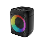 Havit - 4" Sound Box Haut-parleurs Bluetooth – Éclairage RVB lumineux extérieur – Noir-Version Bluetooth sans fil : V5.0