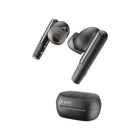 HP - Poly Voyager Free 60+ UC M Écouteurs avec boîtier de charge pour écran tactile et adaptateur USB-C - Noir carbone-Profitez d'appels clairs et écoutez de la musique, des jeux et des films avec les performances audio légendaires de Poly et les innovations de blocage du bruit