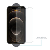 AXS - ARMORGlass Pro Protecteur d'ecran avec plateau d'installation pour Apple iPhone 12 Pro-Surface dure 9H