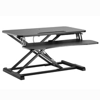 Ezywork - Convertisseur de bureau assis-debout de large 43B - 32"-Plateau de clavier amovible