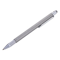 Troika - Construction Stylo bille multitâche Slim - Titanium-Stylo à bille fin et multitâche