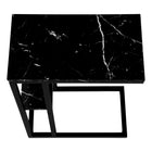 Monarch Specialties - 3674 Table D'Appoint - 25 po H/Marbre Noir/Metal Noir-9