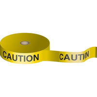 SCN Industrial - Rubans De Signalisation Biodégradables, Anglais, 3po La X 150' Lo, 1,5 Mil, Noir Sur Jaune, paquet de 5-Couleur Noir sur jaune