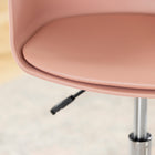 Chaise pivotante Flam, Rose de Meubles South Shore-Capacité de 250 livres