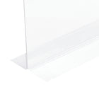 Deflecto - Porte-affiche double face Classic Image  - paysage - 11 po l x 8 1/2 po h - transparent-Pour une utilisation sur un bureau ou un comptoir