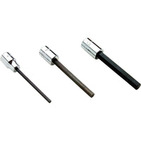 Gray Tools – Prise de 6 mm x 3/8 po, très longue tête hexagonale, douille au fini chromé-Taille : 6 mm