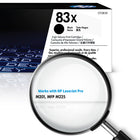 HP – Cartouche de toner LaserJet noir à rendement élevé d’origine 83X (CF283X)-La fiabilité inégalée des cartouches HP d’origine se traduit par une commodité constante et une meilleure valeur