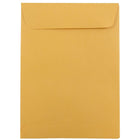 JAM Paper Enveloppes à ouverture au sommet et rabat droit gommé, 5 1/2 x 7 1/2 po, brun kraft, 1000 par paquet-Brun kraft