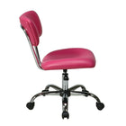 Fauteuil de bureau OSPHF Vista, rose-Réglage pneumatique de la hauteur du siège à une touche