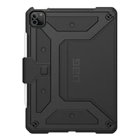 Étui Robuste Folio Metropolis Noir pour iPad Pro 11 2022/iPad Pro 11 2021/iPad Pro 11 2020/iPad Air 5/iPad Air 4-Construction ultra-légère et support ajustable / couverture folio avec fonction de réveil / sommeil automatique