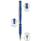 uni-ball – Stylo à impact gel Signo – 1,0 mm – bleu métallique-Les stylos à encre gel offrent un intérêt artistique et des décorations faciles avec un flux d’encre épais et soyeux