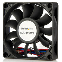 StarTech  Roulement à billes de remplacement pour ventilateur ordinateur avec connecteur TX3, 70 x 15 mm-Une conception à double roulement garantit une fiabilité et une durée de vie prolongée
