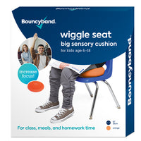 Bouncyband Coussin sensoriel Big Wiggle Seat, Orange-Permet tranquillement le mouvement, permettant aux élèves d’être productifs tout en travaillant