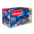 Vileda - EasyWring RinseClean Systeme de vadrouille et seau-Les vadrouilles en microfibre Vileda offrent une solution de nettoyage en profondeur pour tous vos besoins de nettoyage de la maison et des sols en eliminant efficacement la salete, la crasse et 99 % des bacteries avec juste de l'eau.