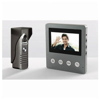SeqCam - Portier phonique vidéo de 4,3 po, (SEQ8805)-Moniteur intérieur mains libres 4,3 po, avec écran numérique et panneau en aluminium