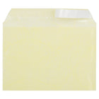 JAM Paper Pochette de cellophane à fibres, 5 x 7 1/6 po, jaune, 100/paquet-Poids : 1/2 lb