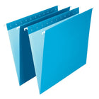 Staples Chemises suspendues de couleur, format lettre, 8 1/2 po x 11 po, bleues-Format lettre