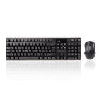 Speedex TJ808 2.4Ghz Wireless Keyboard and Mouse Combo - Black-Étanche