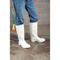 Onguard Industries - Bottes Blanches, Pvc, Embout Acier, Pointure 9, Semelle Résistant Aux Perforations, paquet de 2-Certification(s) ASTM F2413-05