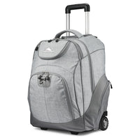High Sierra Powerglide Sac à dos roulettes - argent bruyère-argent bruyère, tissage gaufré, Denier 600 Duralite