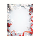 Geographics - Papeterie à Bordure Cadre de Noël 8,5 x 11po, paquet de 70-8,5 x 11po