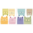 Home Decor Line - Stickers muraux chats multicolores lot de 8-Sans danger pour les murs