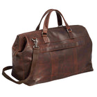 Mancini - Sac de voyage classique, Brun-Poche à zippée sur le front