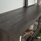 Sauder - 433683 La Collection Aspen Post Surmeuble - Finition Pebble Pine-Casiers de rangement pour divers articles de bureau à domicile.