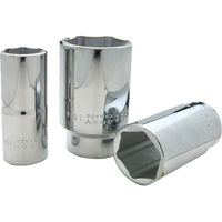 Gray Tools – Douilles profonde chromée à prise de 1 1/4 x 3/4 (po), 6 pans-Taille : 1 1/4 po