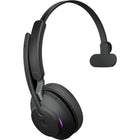 Jabra Evolve2 65, Link 380a, Casque Mono MS avec support - Noir-Portée sans fil : 30' / 9.1 m
