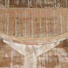 !nspire - Table de salon rustique moderne en bois massif, naturel vieilli-7