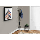 Monarch Specialties - 2062 Patere - Metal Martele Noir-8 crochets parfaits pour les chapeaux, les manteaux et les foulards